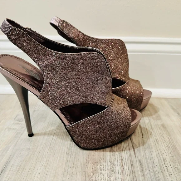 Charlotte Russe Pale Purple/silver-“Cookie”  Stiletto Heels - Picture 3 of 7
